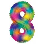 Kaleidoscope Balão Foil 34" Nº 8 Rainbow - 141638134