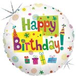 Grabo Balão Foil 18" Happy Birthday Party - 460036142