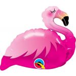 Qualatex Balão Foil 14" Mini Flamingo Rosa - 020010464