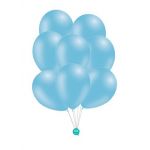 Xiz Party Supplies 8 Balões Pastel 30 cm Azul Céu - 018009518