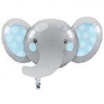 Creative Converting Balão Foil 35" Elefante Azul - 120346355
