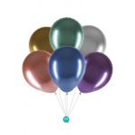 Xiz Party Supplies 25 Balões 32cm Cromados Multicor - 012111224