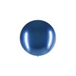 Xiz Party Supplies Balão de 60cm Cromado Azul Médio - 011000204