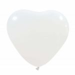 Xiz Party Supplies Balão Coração 45 cm à Unidade Branco - 010114001