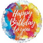 Kaleidoscope Balão Foil 18" Happy Birthday To You Holográfico - 140015494