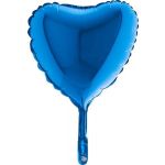 Grabo Balão Foil 9" Coração Azul - 460009000