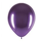 Xiz Party Supplies Saco de 25 Balões Cromados 14 cm Roxo - 011004506