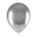 Xiz Party Supplies Saco de 25 Balões Cromados 14 cm Prateado - 011004502