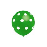 Xiz Party Supplies 25 Balões Impressos "bolinhas" Verde Médio - 013204003
