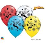 Qualatex 25 Balões 11" Impressos Spiderman - 020018671