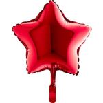 Grabo Balão Foil 9" Estrela Vermelho - 460009208