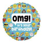 Grabo Balão Foil 18" Emoji Omg - 460036697