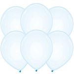 Xiz Party Supplies 25 Balões 32cm Clear Azul - 012110144