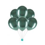 Xiz Party Supplies 6 Balões 32cm Cromados Verde Médio - 011111203