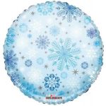 Kaleidoscope Balão Foil 18" Clear View Flocos de Neve - 140015498