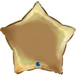 Grabo Balão Foil 18" Estrela Dourado Platinum - 460019205