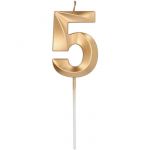 Folat Vela Glamour Nº 5 Dourado Metálico - 130018875