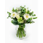 Flores no Cais White Angel - Ramo de Gerberas, Rosas e Antirrhinum