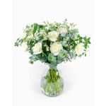 Flores no Cais Isabelly - Ramo de Cravos Brancos