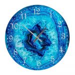 Gift Decor Relógio de Parede Turquesa Cristal (30 x 4 x 30 cm) - S3608283
