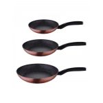 San Ignacio Conjunto de Frigideiras Cobre Alumínio Alumínio Forjado (3 Pcs)