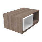 JOM Mesa de Centro Ofir com Cubo Canyon / Branco