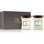 Woodwick Fireside & Linen Coffret (gift Box) com Pavio de Madeira