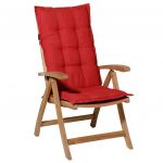 Madison Almofadão Cadeira Encosto Alto Panama 123x50cm Vermelho Tijolo - 434717