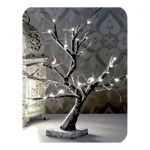 EDM Árvore 3D Sakura Efeito Neve Branco 45cm - ELK71889