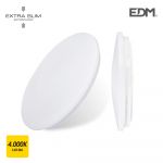 EDM Aplique Plafon LED Super Plano 24W 1.680 Lumens 4.000K Redondo 33X6,6CM - ELK32519