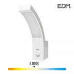 EDM Aplique Exterior LED 10W 750 Lumens 4.000K com Sensor - ELK32535
