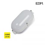 EDM Aplique Exterior Oval LED 9W 810 Lumens 4.000K Luz Dia IP65 Medidas: 22X12X6CM 25.000 Horas - ELK34722