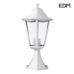 EDM Candeeiro para Muro "farol" em Alumínio Branco Modelo Marsella Medidas: 49,5X23cm - ELK73424