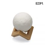 EDM Lâmpada da Lua em 3D Dois Tons de Luz e Ø8CM - ELK36404