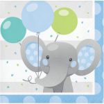 Creative Converting Guardanapos Pequenos Elefante Azul - 120346225