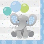 Creative Converting Guardanapos Elefante Azul - 120346224