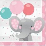 Creative Converting Guardanapos Pequenos Elefante Rosa - 120346219