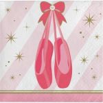 Creative Converting Guardanapos Pequenos Ballet Twinkle Toes - 120322220