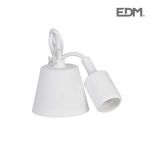 EDM Cabo Para Suspensão em Silicone E27 60w Branco - EDM32420