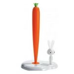 a Di Alessi Porta-rolos de Cozinha Branco e Laranja - Bunny & Carrot - AALEASG42W