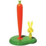 a Di Alessi Porta-rolos de Cozinha Verde, Laranja e Amarelo - Bunny & Carrot - AALEASG42GR