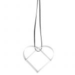Stelton Ornamento Coração Grande Branco - Figura - STT10604-2