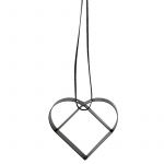 Stelton Ornamento Coração Grande Preto - Figura - STT10604-1