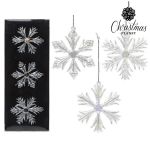 Christmas Figura Decorativa (3 uds) Cristal - S1107276