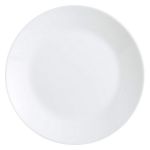 Arcopal Conjunto de pratos Zelie W Branco Vidro (25 cm) (12 pcs) - S2702221