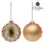Christmas Bolas de Natal 8 cm (2 uds) Cristal Dourado - S1107267