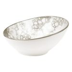 Tigela Porcelana Branco/castanho (18 X 8,5 cm) (40 Cl) - S2208696