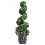 Planta Artificial Buxo em Espiral com Vaso 100 cm Verde - 336505