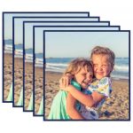 Molduras para Parede Ou Mesa 5 Peças 50x50 cm Mdf Azul - 332271
