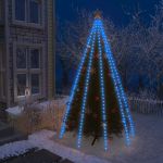 Cordão de Luzes Árvore de Natal 400 Luzes LED 400 cm Azul - 328893